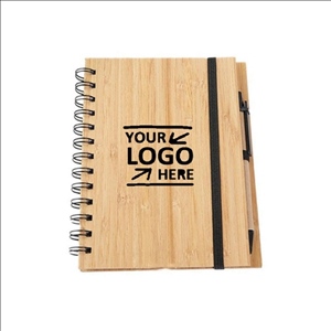 High Quality Bamboo Journal With Pen